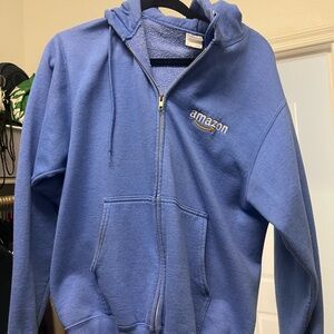 Amazon Blue Fleece Hoodie